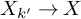 upper X Subscript k prime Baseline right arrow upper X