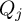 upper Q Subscript j