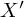 upper X prime
