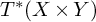 upper T Superscript asterisk Baseline left parenthesis upper X times upper Y right parenthesis