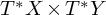 upper T Superscript asterisk Baseline upper X times upper T Superscript asterisk Baseline upper Y