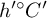 h Superscript prime ring Baseline upper C prime