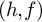 left parenthesis h comma f right parenthesis