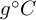 g Superscript ring Baseline upper C