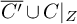 upper C prime overbar union upper C vertical bar Subscript upper Z Baseline