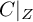 upper C vertical bar Subscript upper Z Baseline