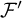 script upper F prime
