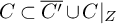 upper C subset of upper C prime overbar union upper C vertical bar Subscript upper Z Baseline