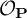 script upper O Subscript bold upper P