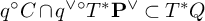 q Superscript ring Baseline upper C intersection q Superscript or ring Baseline upper T Superscript asterisk Baseline bold upper P Superscript or Baseline subset of upper T Superscript asterisk Baseline upper Q