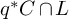 q Superscript asterisk Baseline upper C intersection upper L