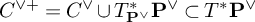 upper C Superscript or plus Baseline equals upper C Superscript or Baseline union upper T Subscript bold upper P Sub Superscript or Superscript asterisk Baseline bold upper P Superscript or Baseline subset of upper T Superscript asterisk Baseline bold upper P Superscript or