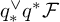 q Subscript asterisk Superscript or Baseline q Superscript asterisk Baseline script upper F