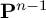 bold upper P Superscript n minus 1