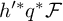 h Superscript prime asterisk Baseline q Superscript asterisk Baseline script upper F