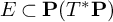 upper E subset of bold upper P left parenthesis upper T Superscript asterisk Baseline bold upper P right parenthesis