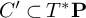 upper C prime subset of upper T Superscript asterisk Baseline bold upper P