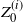 upper Z 0 Superscript left parenthesis i right parenthesis