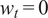 wt equals 0