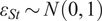 epsilon St tilde upper N 01