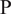 upper P