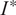 upper I asterisk