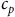 c Subscript p
