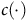 c left parenthesis dot right parenthesis