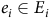 e Subscript i Baseline element of upper E Subscript i