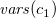 v a r s left parenthesis c 1 right parenthesis