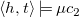 left angle bracket h comma t right angle bracket true mu c 2