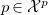 p element of script upper X Superscript p