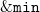 monospace ampersand monospace m monospace i monospace n