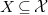 upper X subset of or equal to script upper X