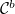 script upper C Superscript b