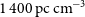 1 400 normal p normal c normal c normal m Superscript negative 3