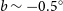 b tilde minus 0.5 Superscript ring