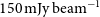 150 normal m normal upper J normal y normal b normal e normal a normal m Superscript negative 1