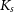 upper K Subscript s