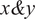 x ampersand y