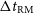 normal upper Delta t Subscript normal upper R normal upper M