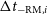 normal upper Delta t Subscript minus normal upper R normal upper M comma i