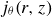 j Subscript theta Baseline left parenthesis r comma z right parenthesis