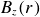 upper B Subscript z Baseline left parenthesis r right parenthesis