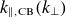 k Subscript parallel to comma normal upper C normal upper B Baseline left parenthesis k Subscript up tack Baseline right parenthesis