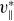v Subscript parallel to Superscript asterisk