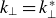 k Subscript up tack Baseline equals k Subscript up tack Superscript asterisk