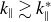 k Subscript parallel to Baseline greater than or equivalent to k Subscript parallel to Superscript asterisk