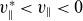 v Subscript parallel to Superscript asterisk Baseline less than v Subscript parallel to Baseline less than 0