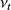 nu Subscript t